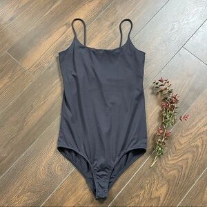 Zara black basic bodysuit